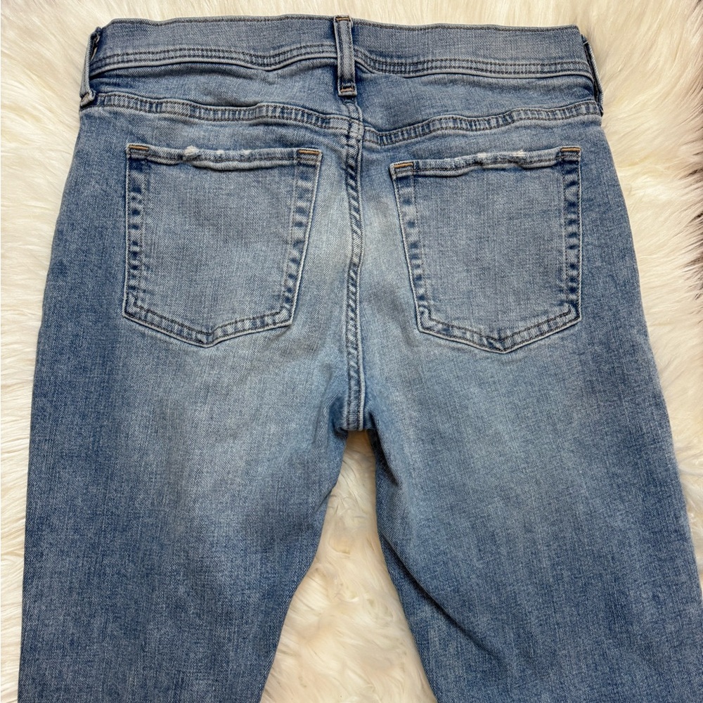 Gap Y2K low rise Classic Blue Flared Women's Jeans - Picture 8 of 9